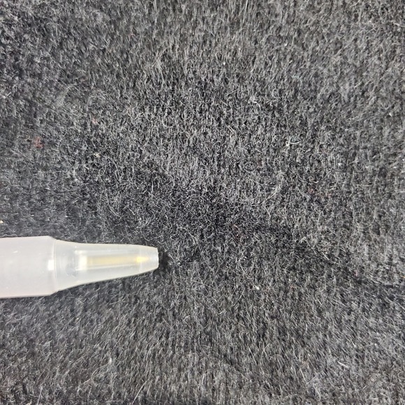 Aqua Sweater Womens Small Black Stars Print Crewneck Cashmere Lightweight - Picture 10 of 10